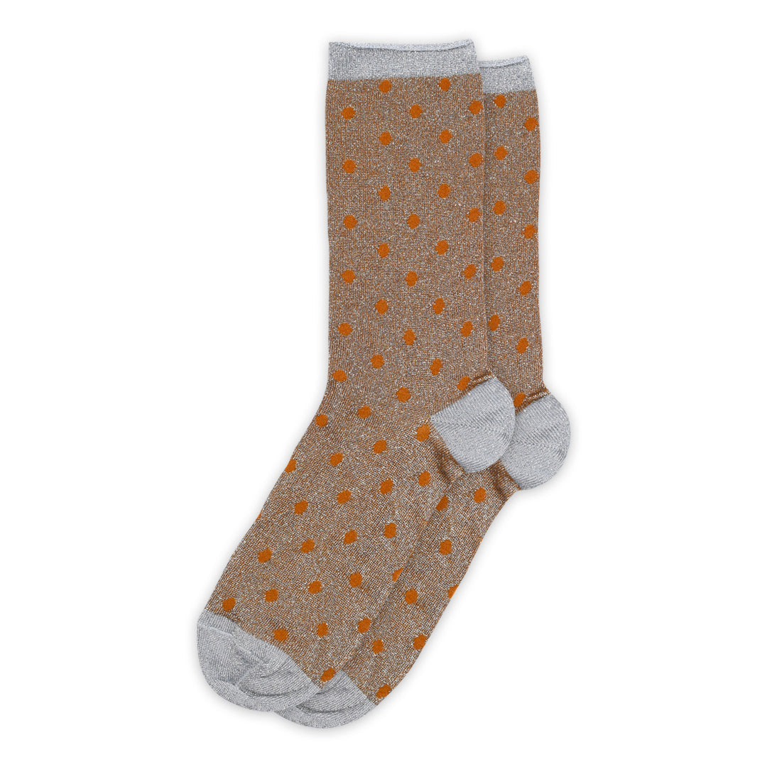 Donna glimmerstrømper - Pumpkin Spice