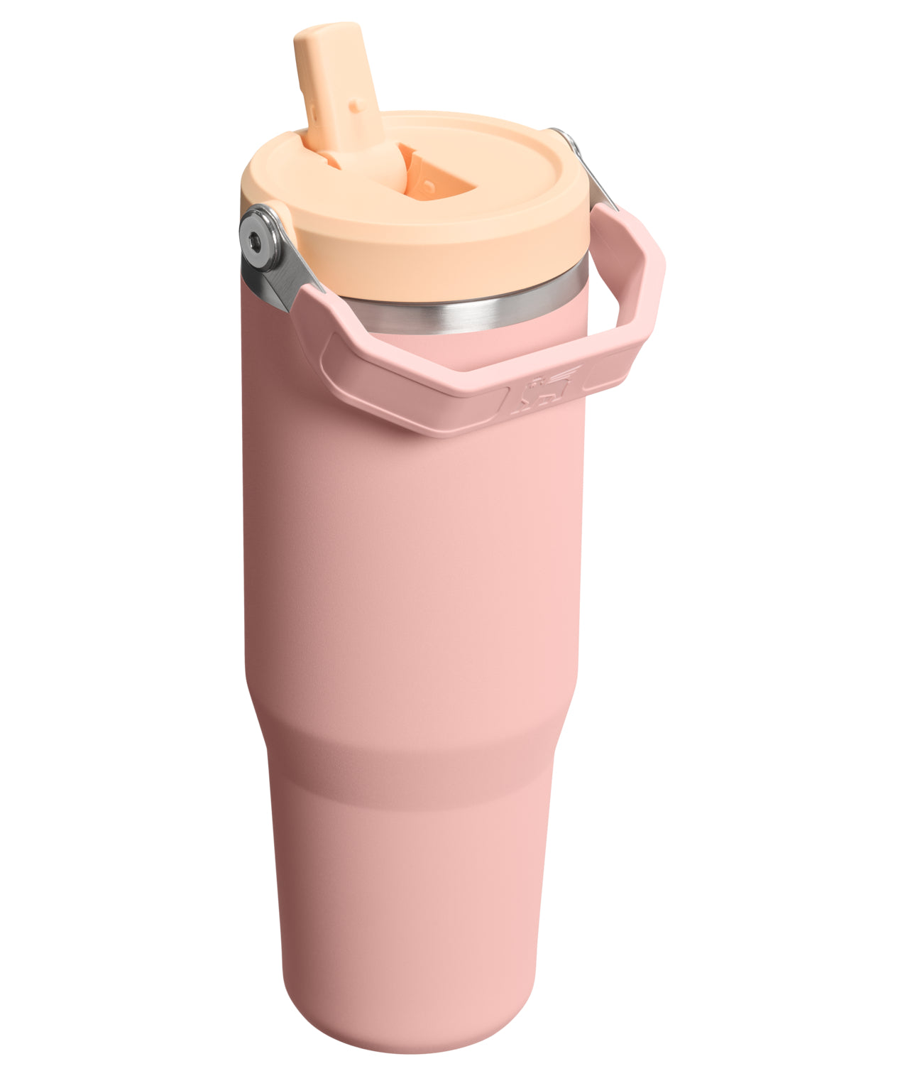 IceFlow™ Flip Straw 2.0 Tumbler, 0.89L - Peach Rose