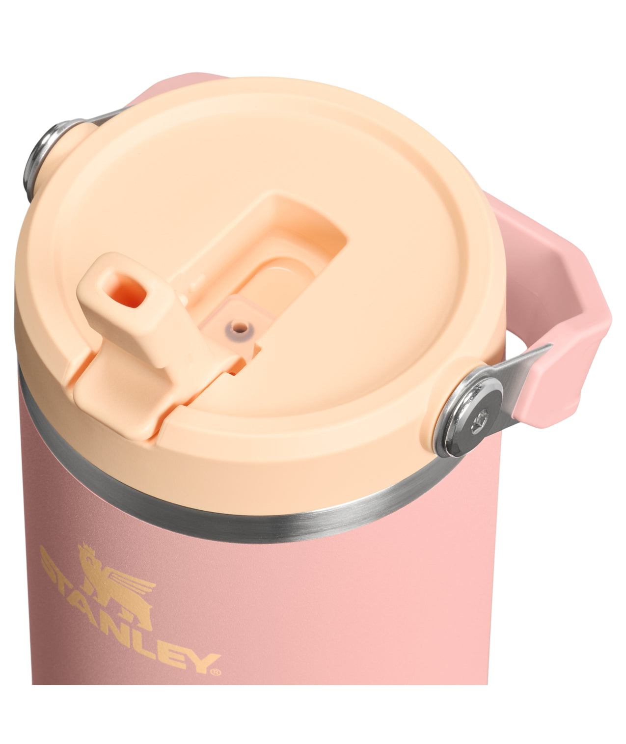 IceFlow™ Flip Straw 2.0 Tumbler, 0.89L - Peach Rose
