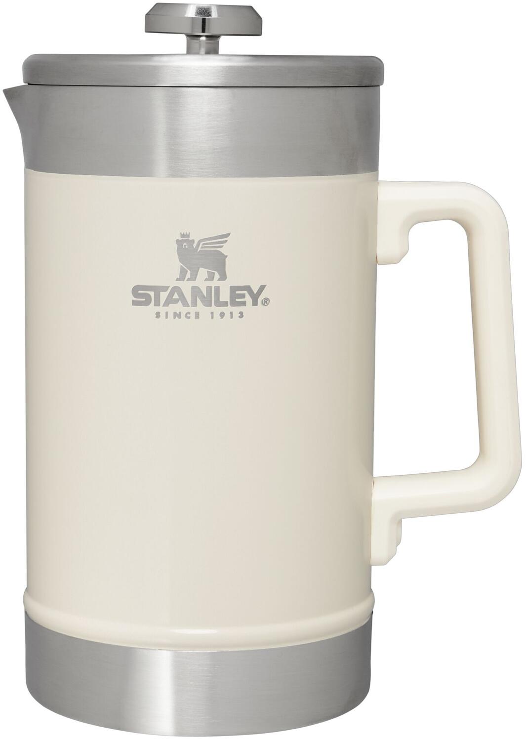 Stay-Hot French Press stempelkande, Cream Gloss - 1.4L