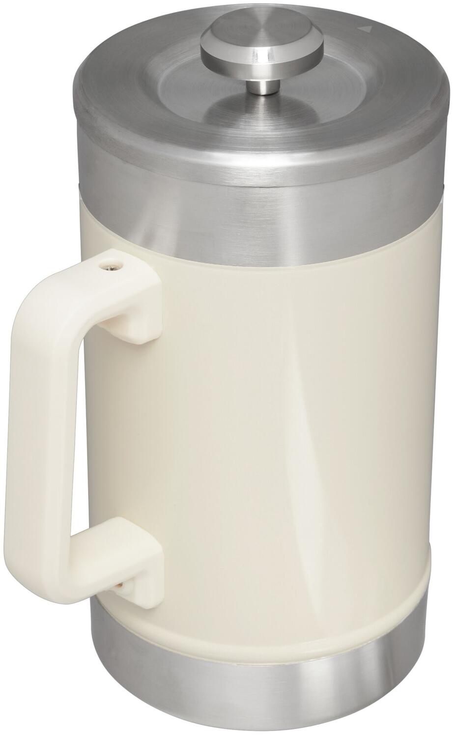 Stay-Hot French Press stempelkande, Cream Gloss - 1.4L