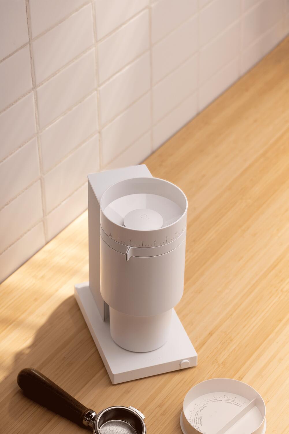 Opus Conical Burr kaffekværn - Matte White