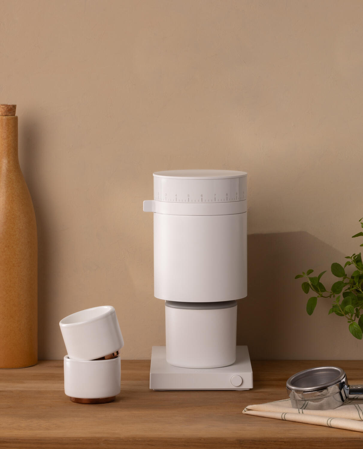 Opus Conical Burr kaffekværn - Matte White