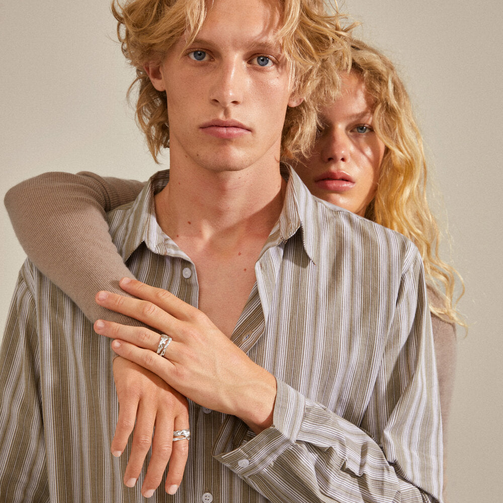 Sun ring - sølvbelagt