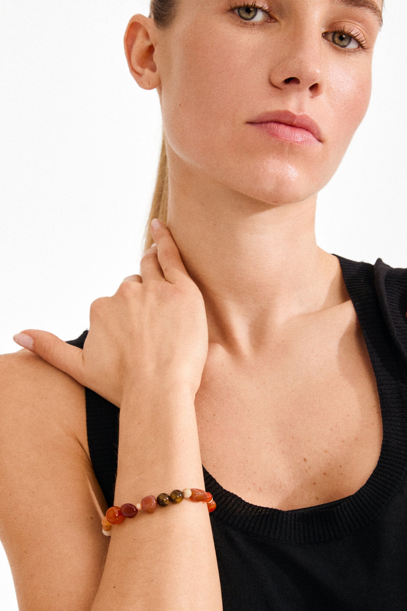 Iris armbånd - red/multi