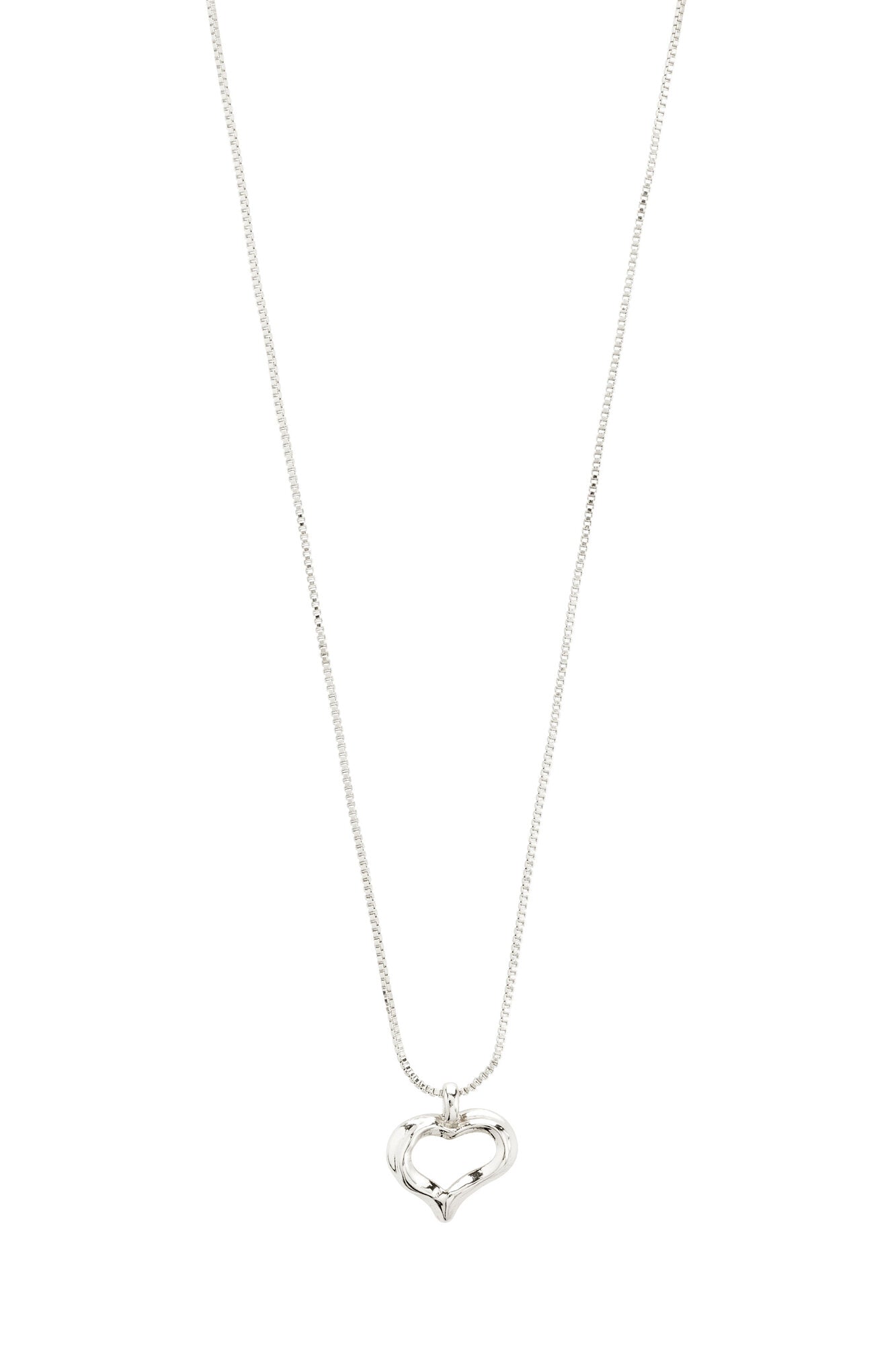 Iris halskæde - sølvbelagt