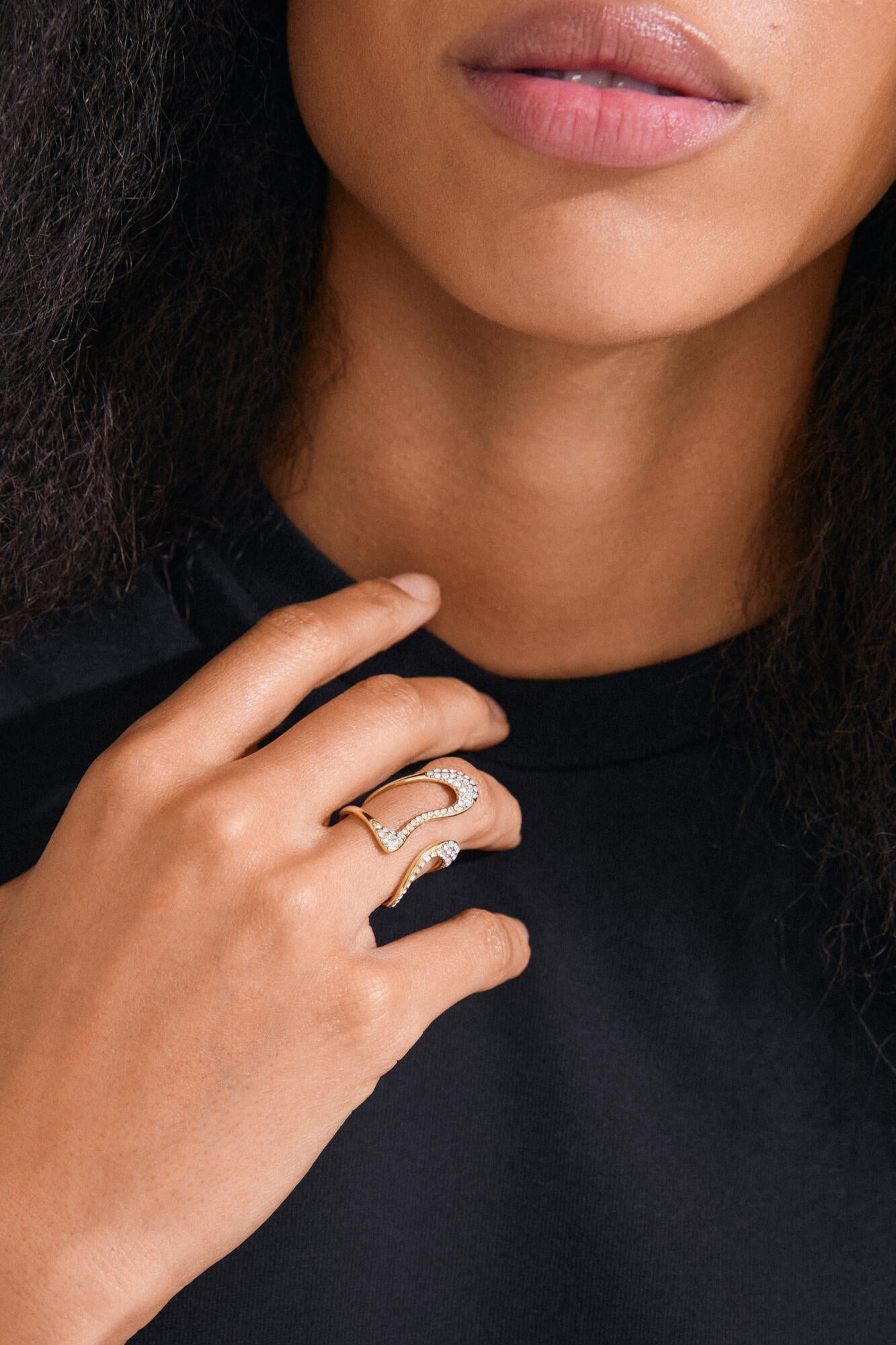 Root ring – Forgyldt
