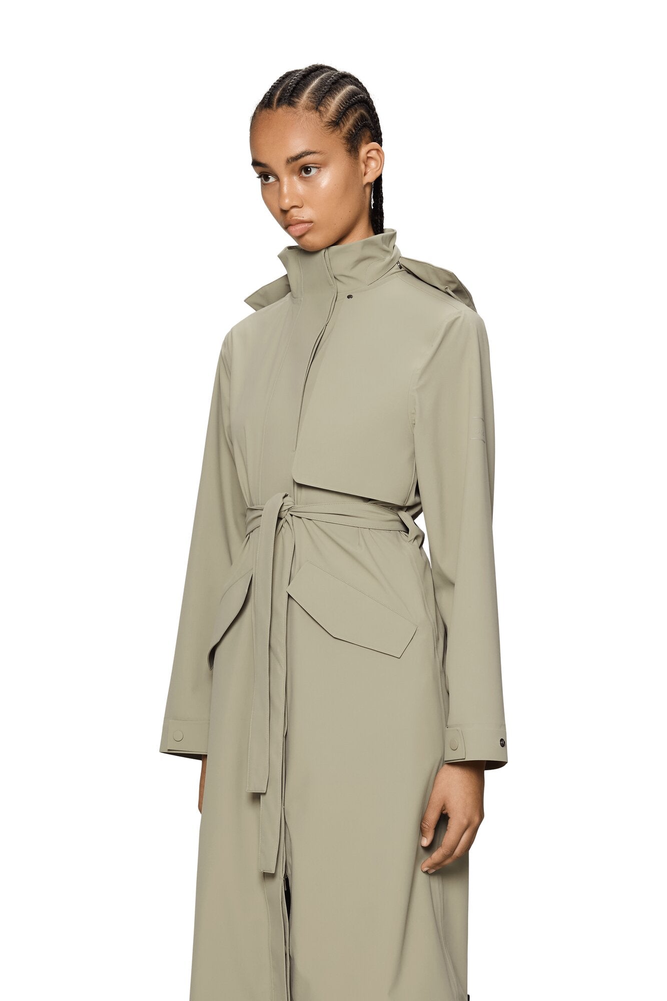 Suva Hardshell W3 regnfrakke - 133 Beige