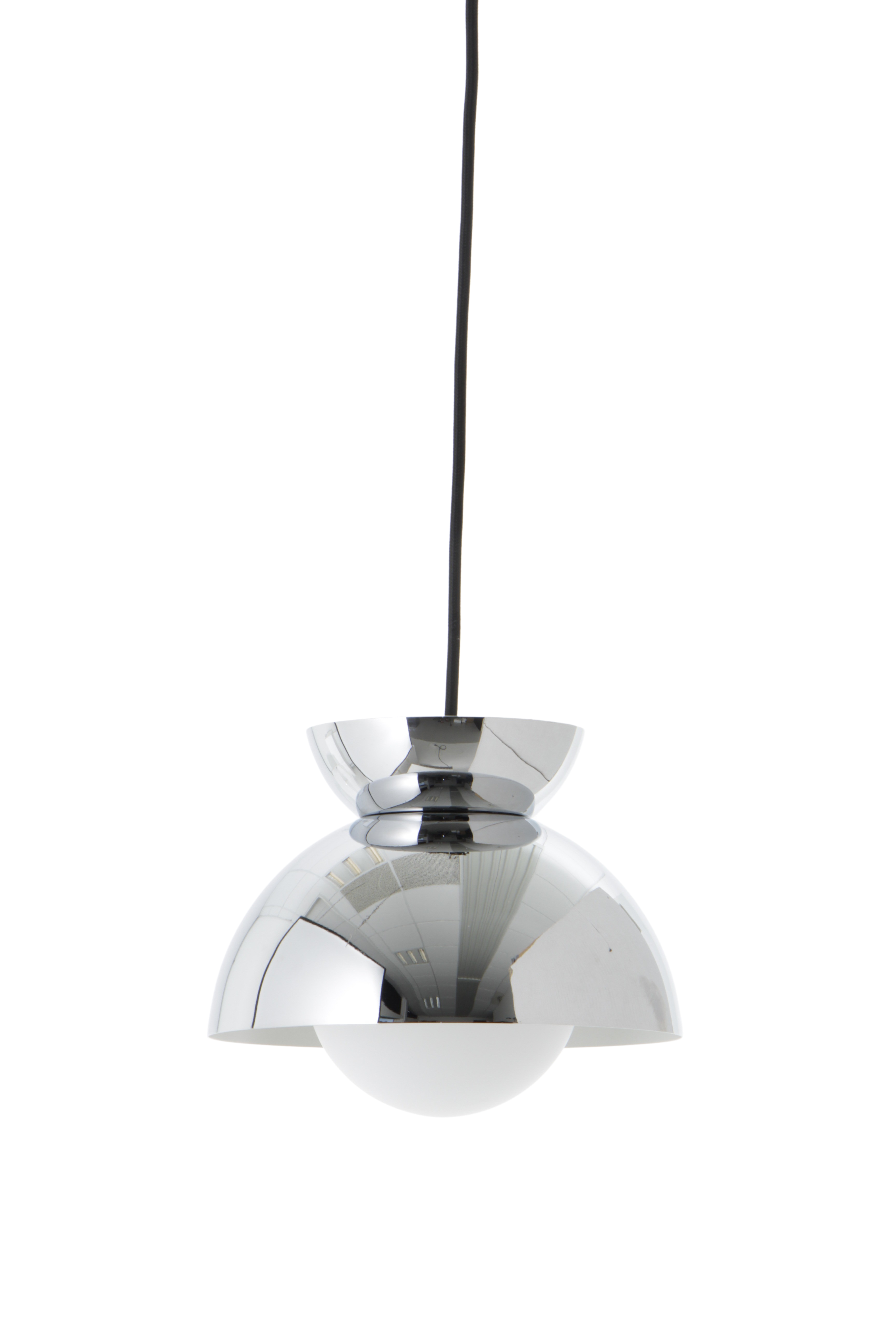Butterfly pendel, Chrome - Ø21 cm.