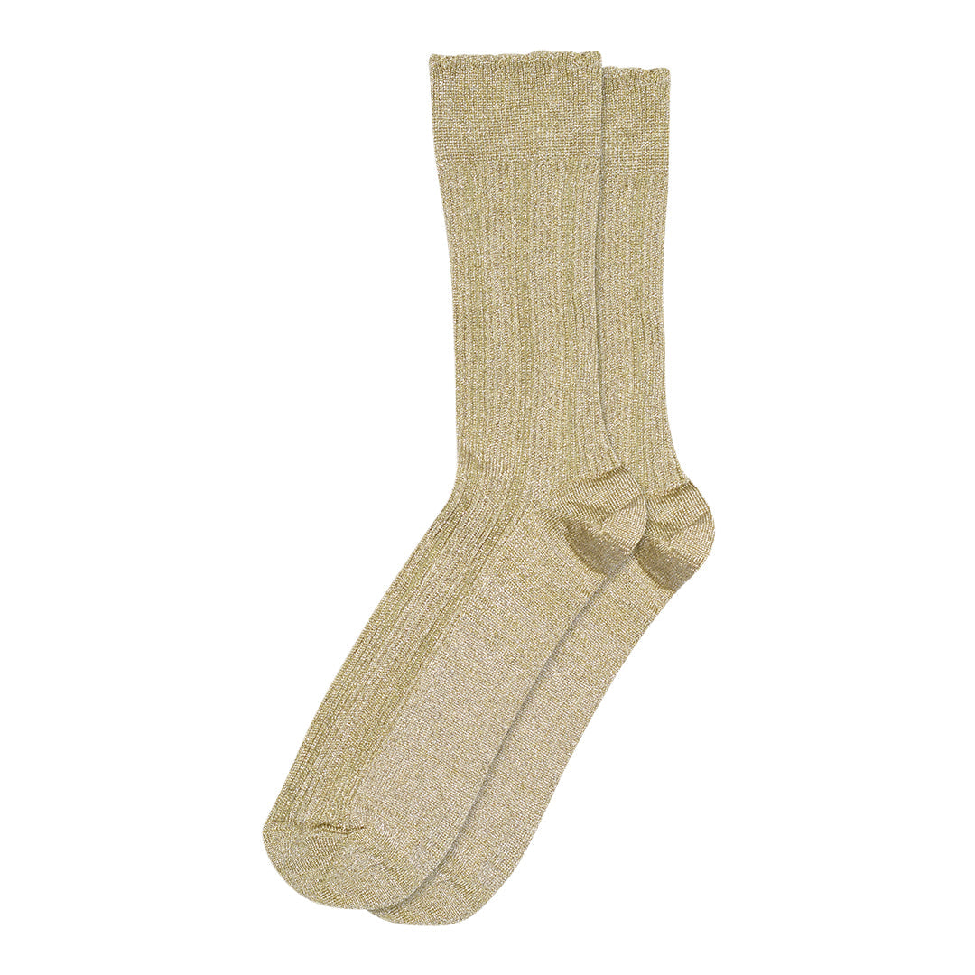 Julia glimmerstrømper  - Cedar