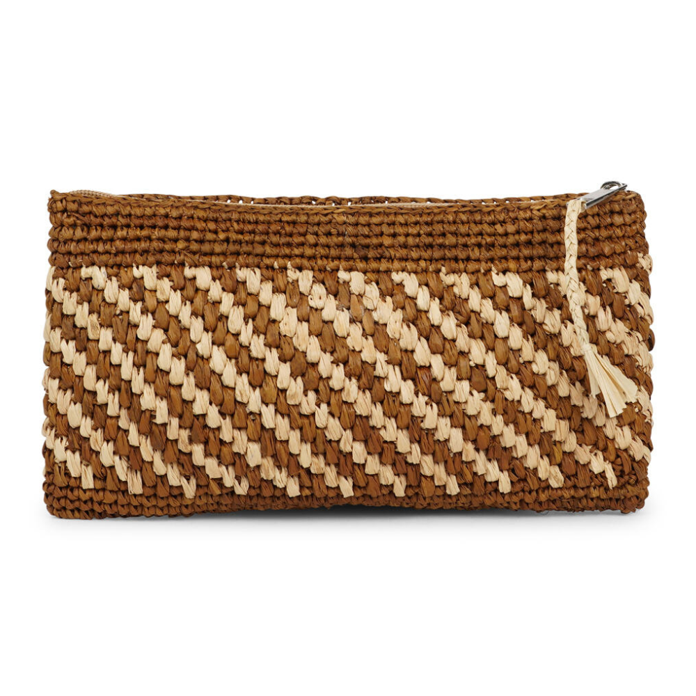 Mimose clutch - Cinnamon/Nut