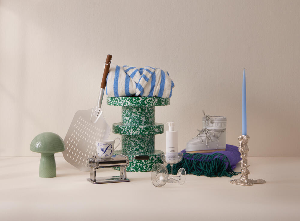 Drip lysestage, L - sølvfarvet