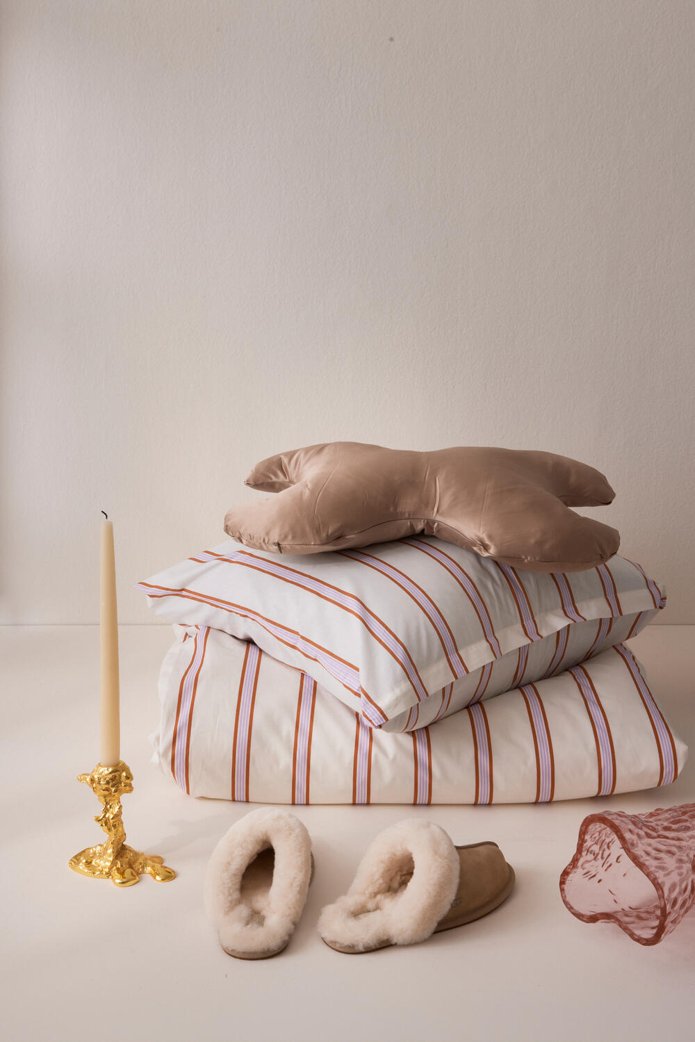 Drip lysestage, S - guldfarvet