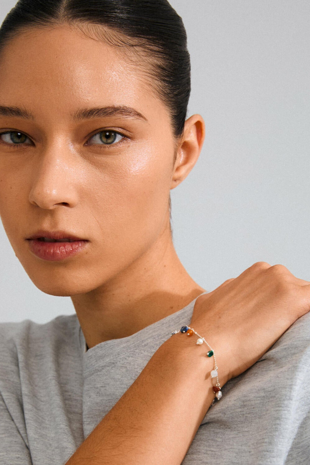 Between armbånd - sølvbelagt