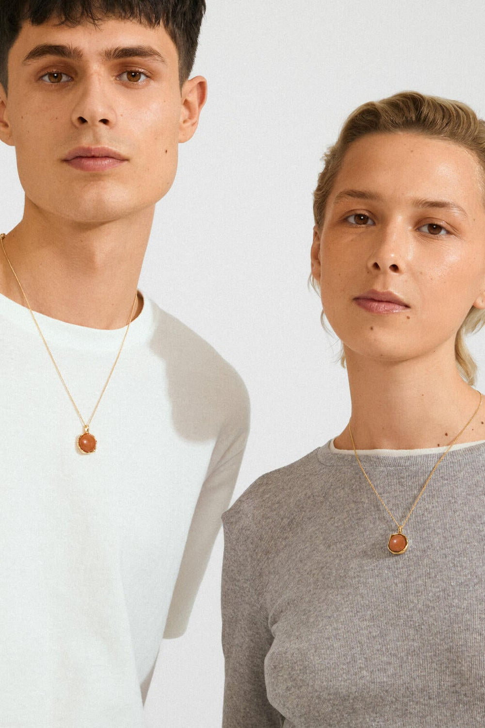 Sense halskæde - forgyldt