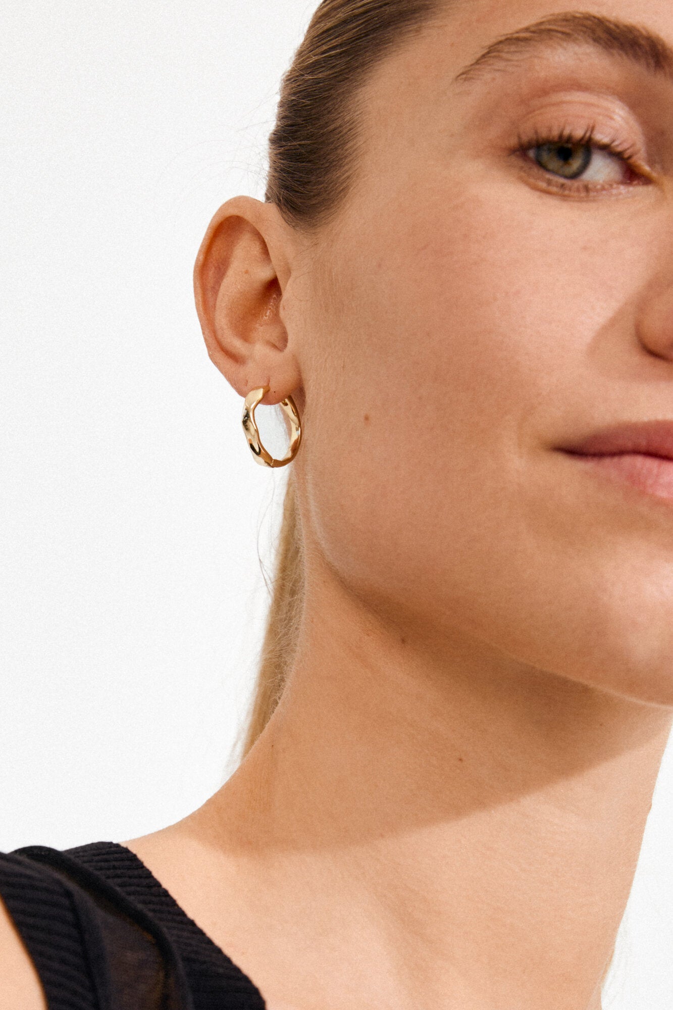 Ember hoops - forgyldt