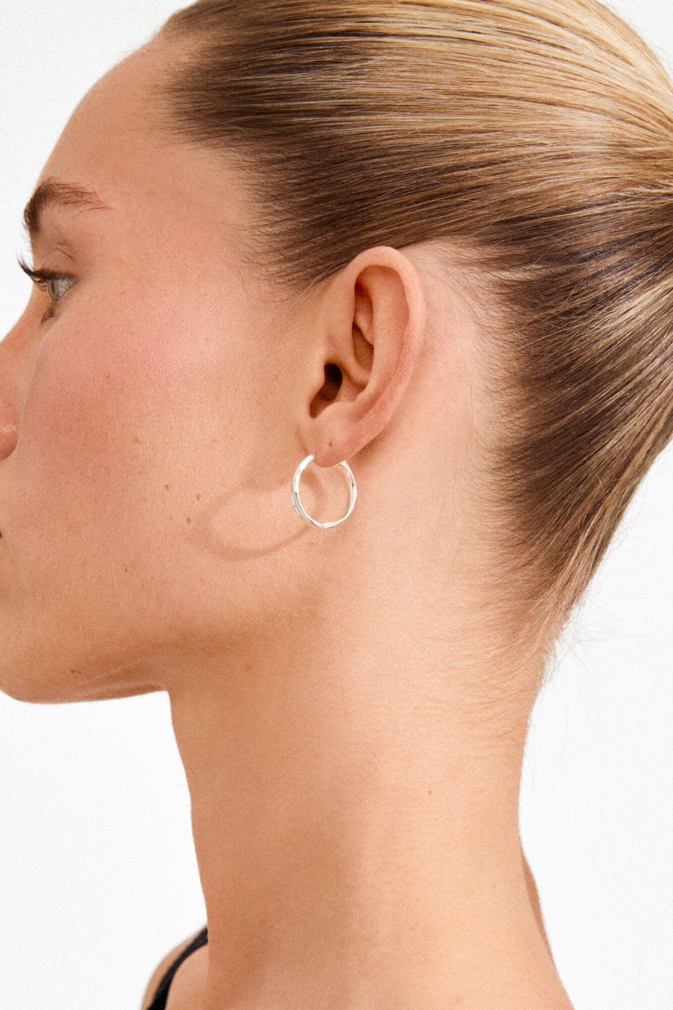 Ember hoops - sølvbelagt