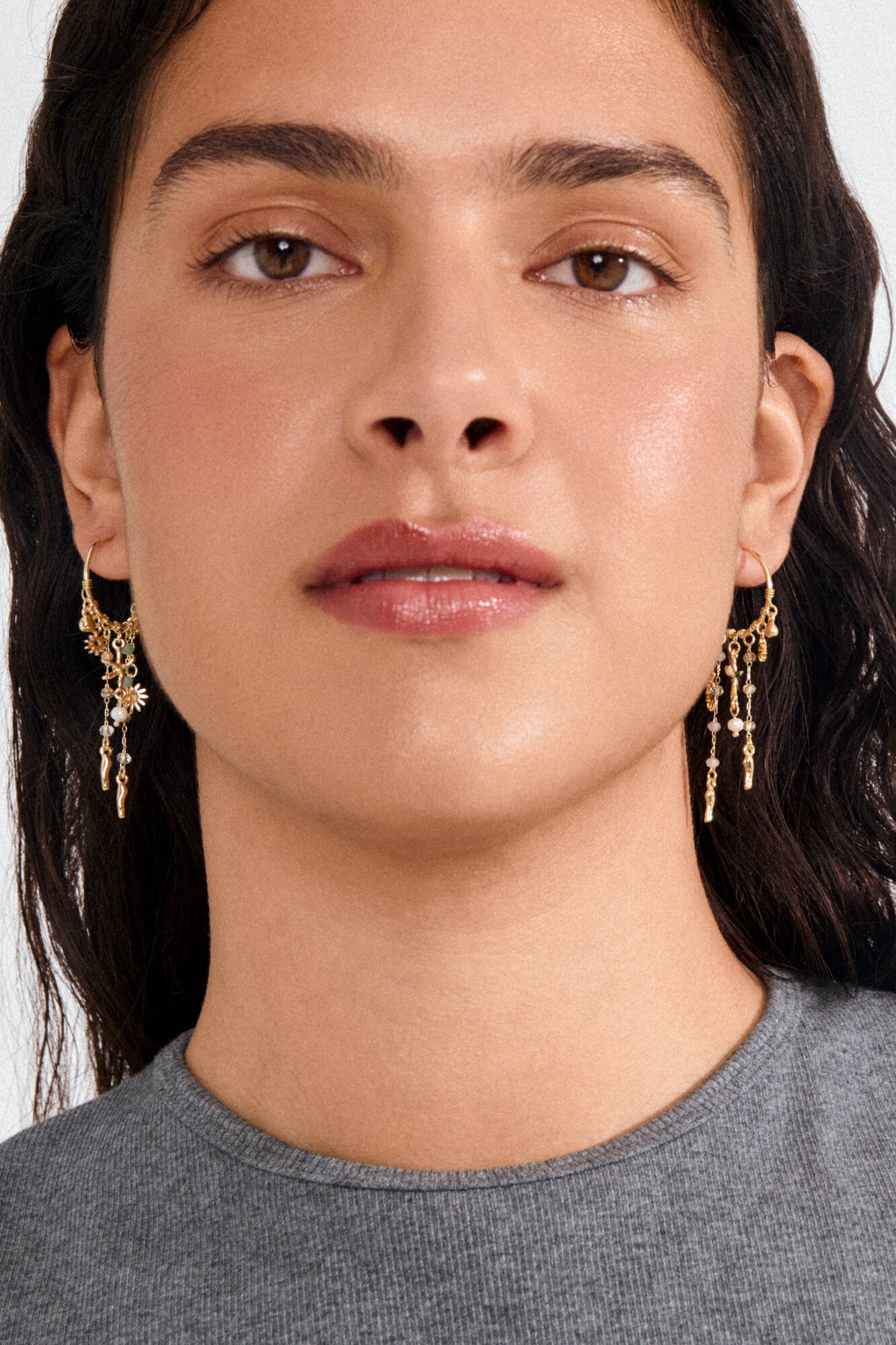 Prism hoops - forgyldt