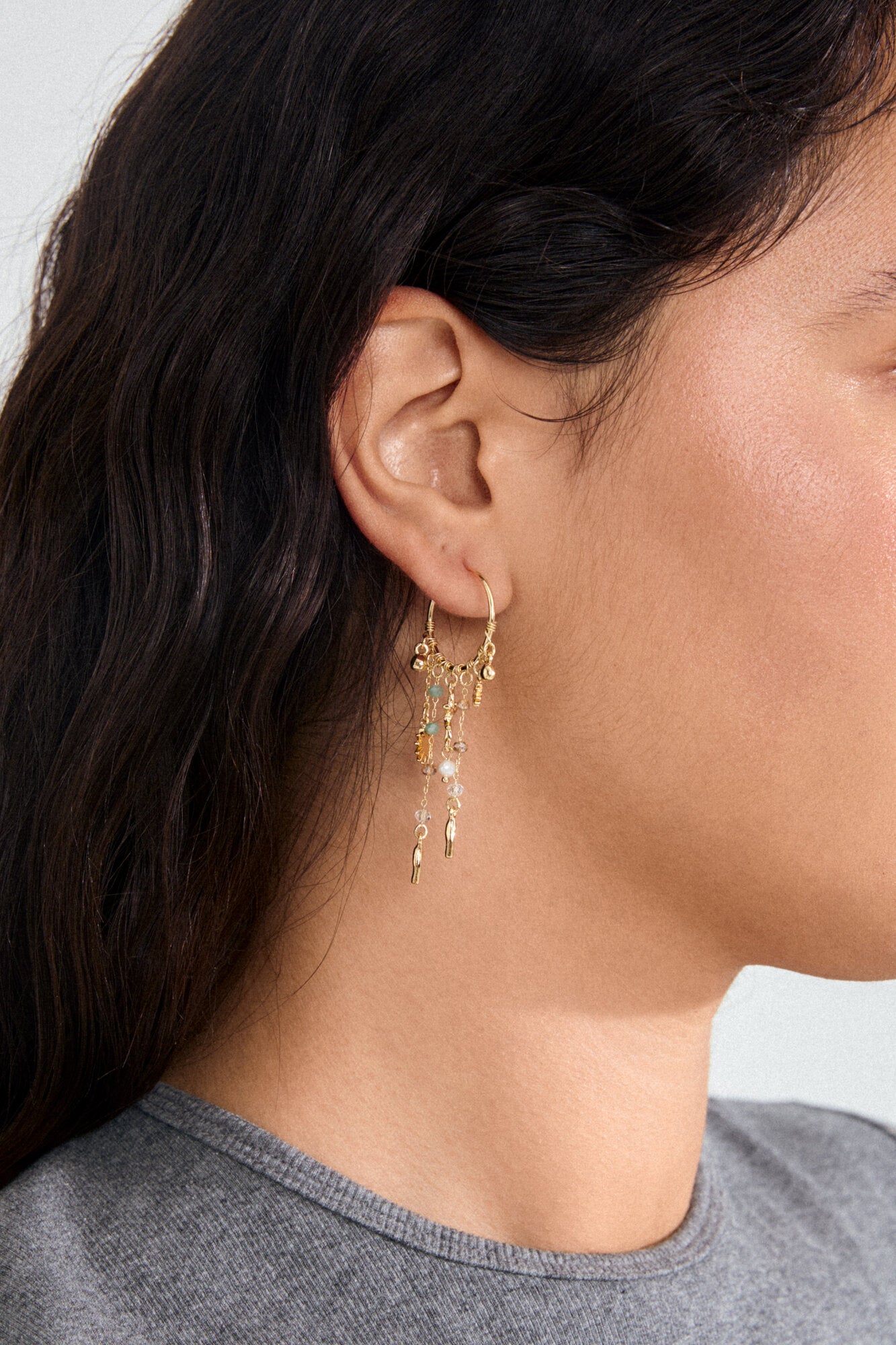 Prism hoops - forgyldt