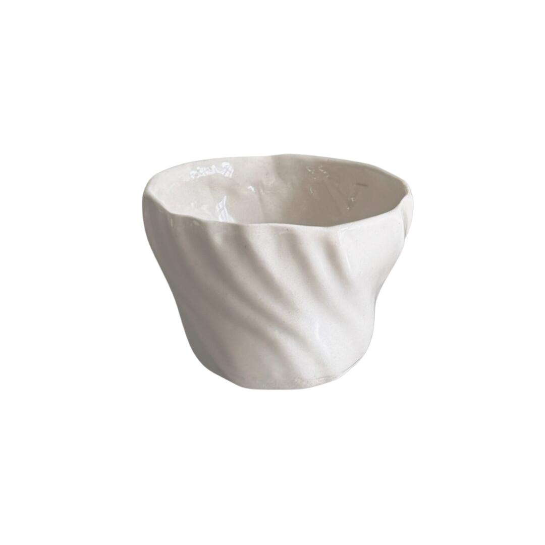 Tidevandskop, Far, Ø10 cm - Hvid