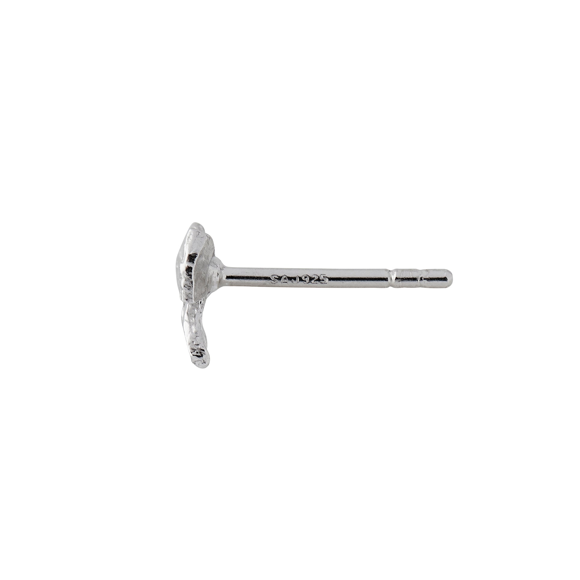 Petit Bow ørering - sølv
