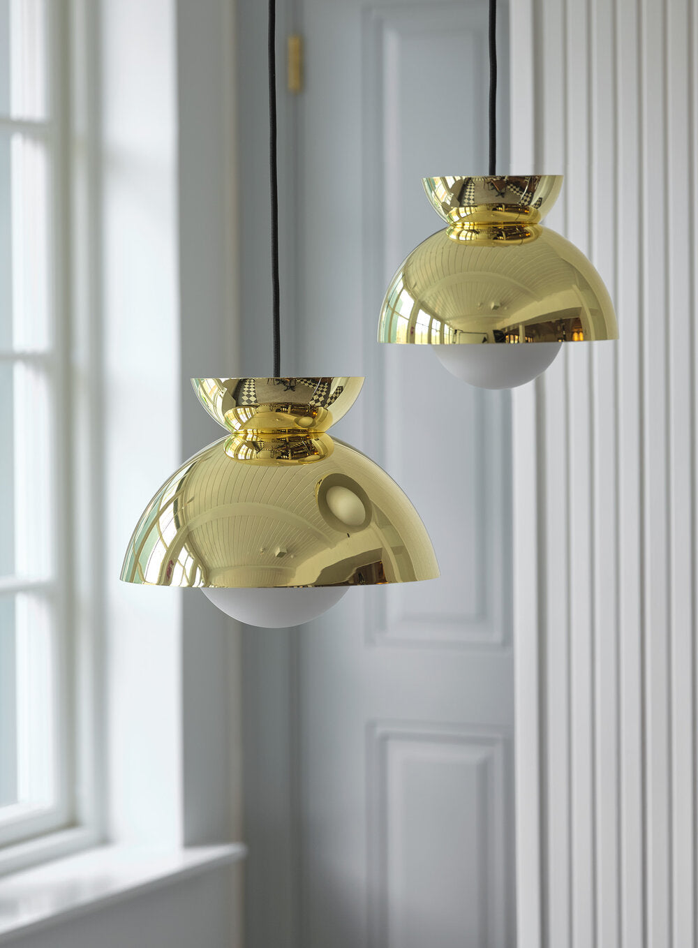 Butterfly pendel, Brass - Ø29 cm.