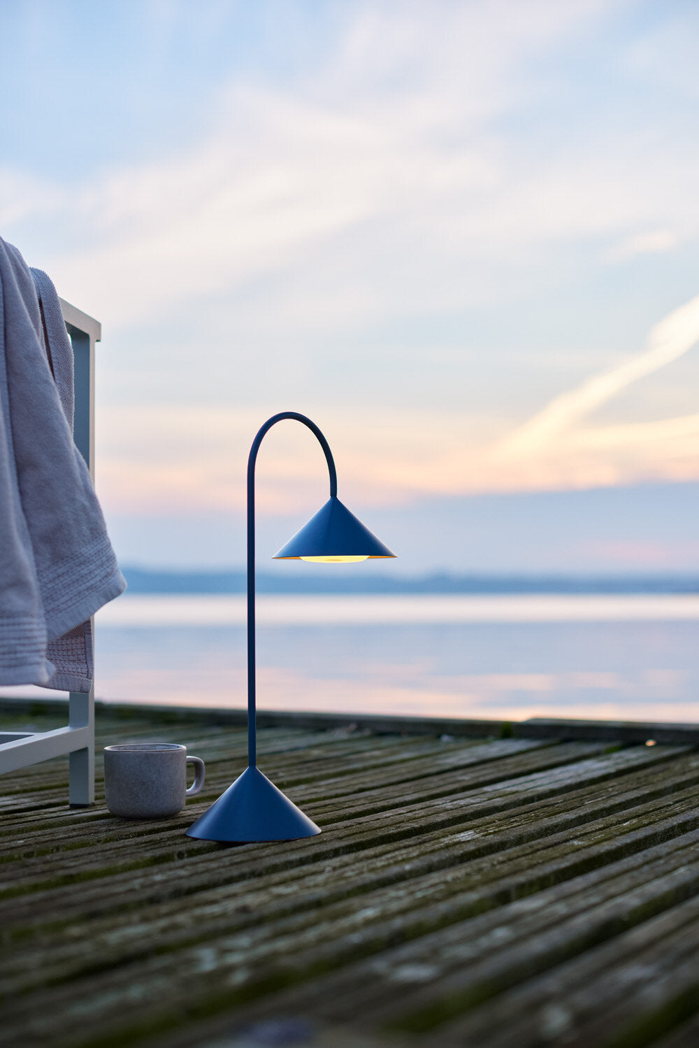 Grasp Portable lampe, Matt Petroleum - H47