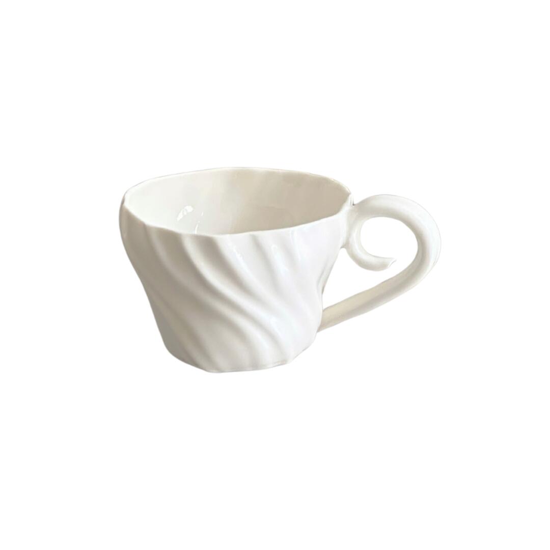 Tidevandskop m. hank I, Ø10 cm - hvid