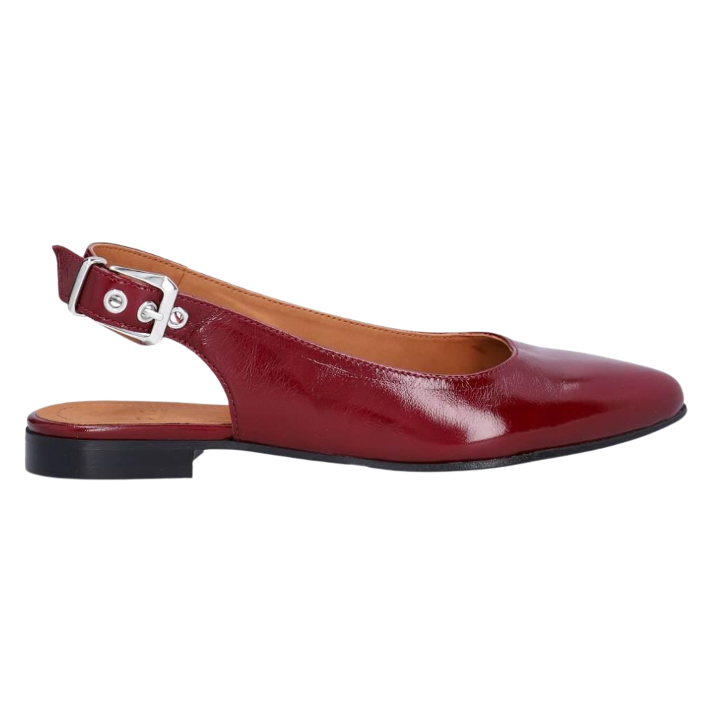 Sling back ballerinasko - Rubino naplack 268