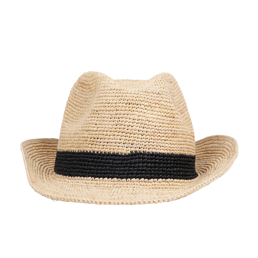 Viviani Raffia solhat - Black Stripe