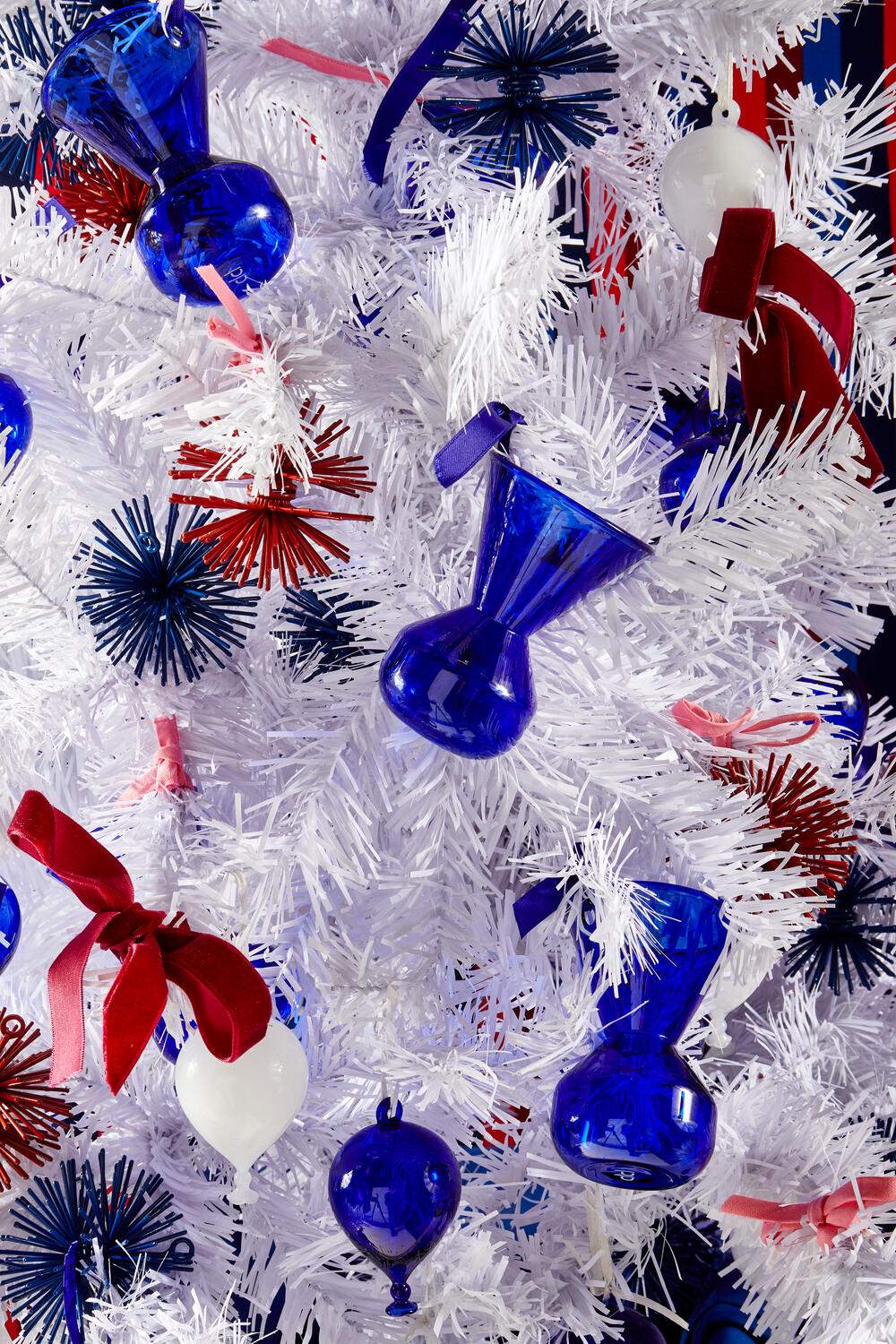 Balloon juleophæng, 3 stk. - Blå