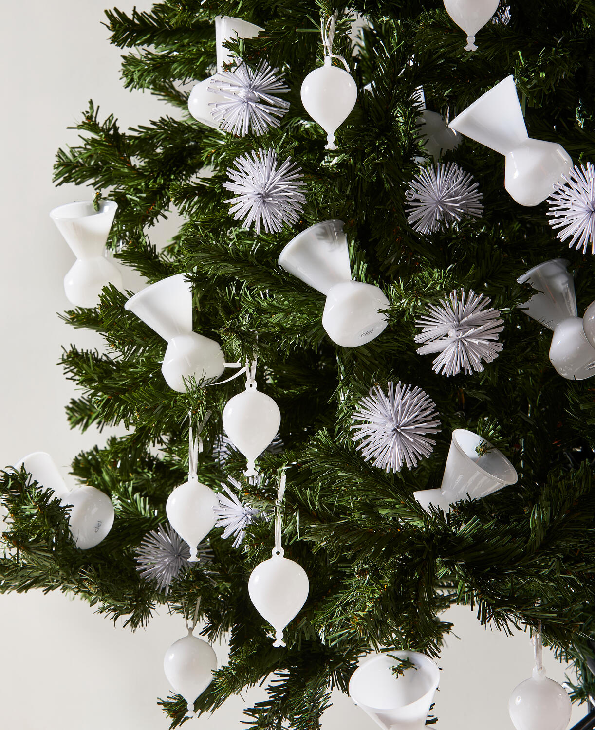 Balloon juleophæng, 3 stk. - grå