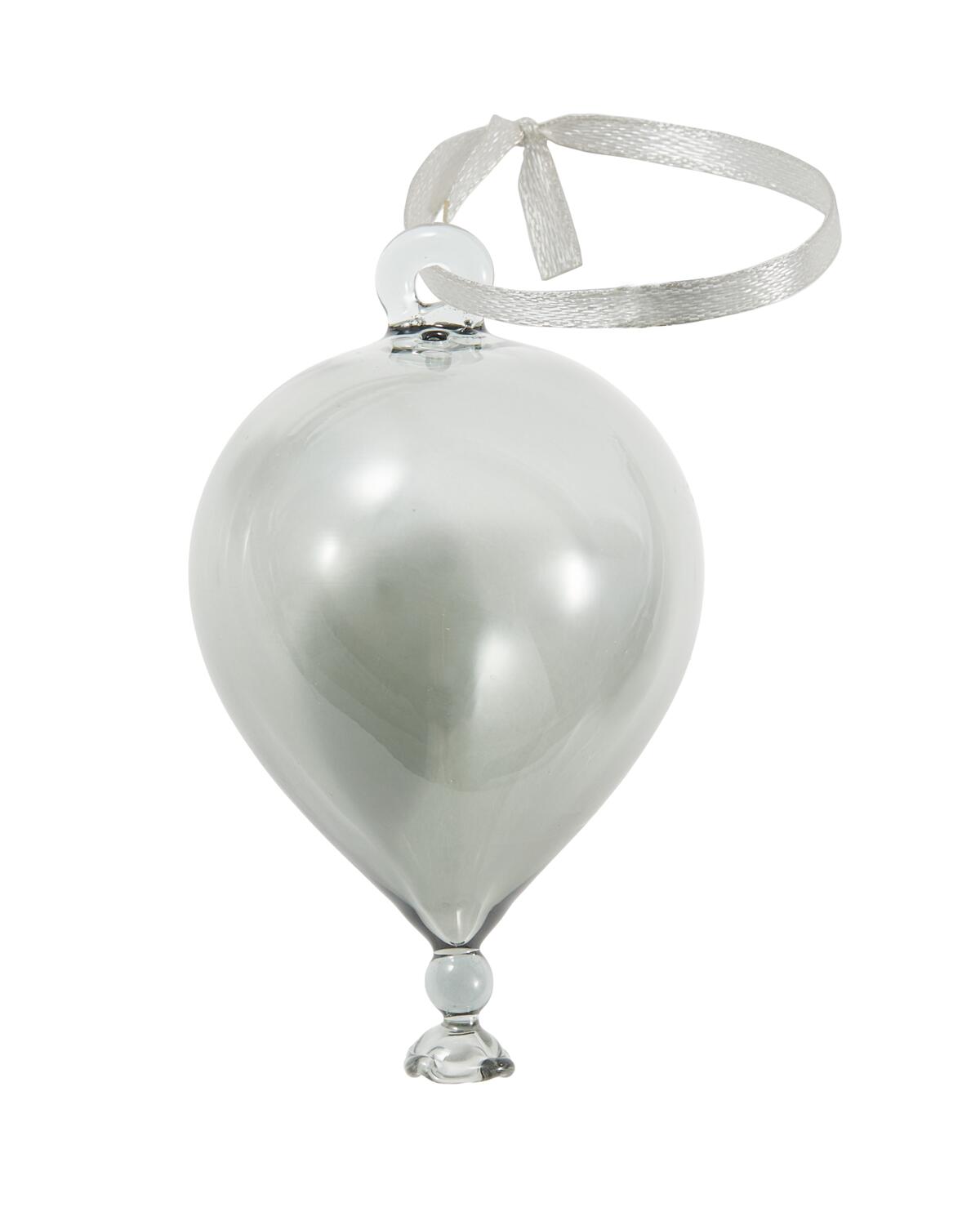 Balloon juleophæng, 3 stk. - grå