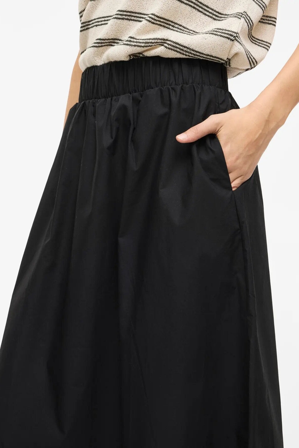 Visophie midi nederdel - Black Beauty