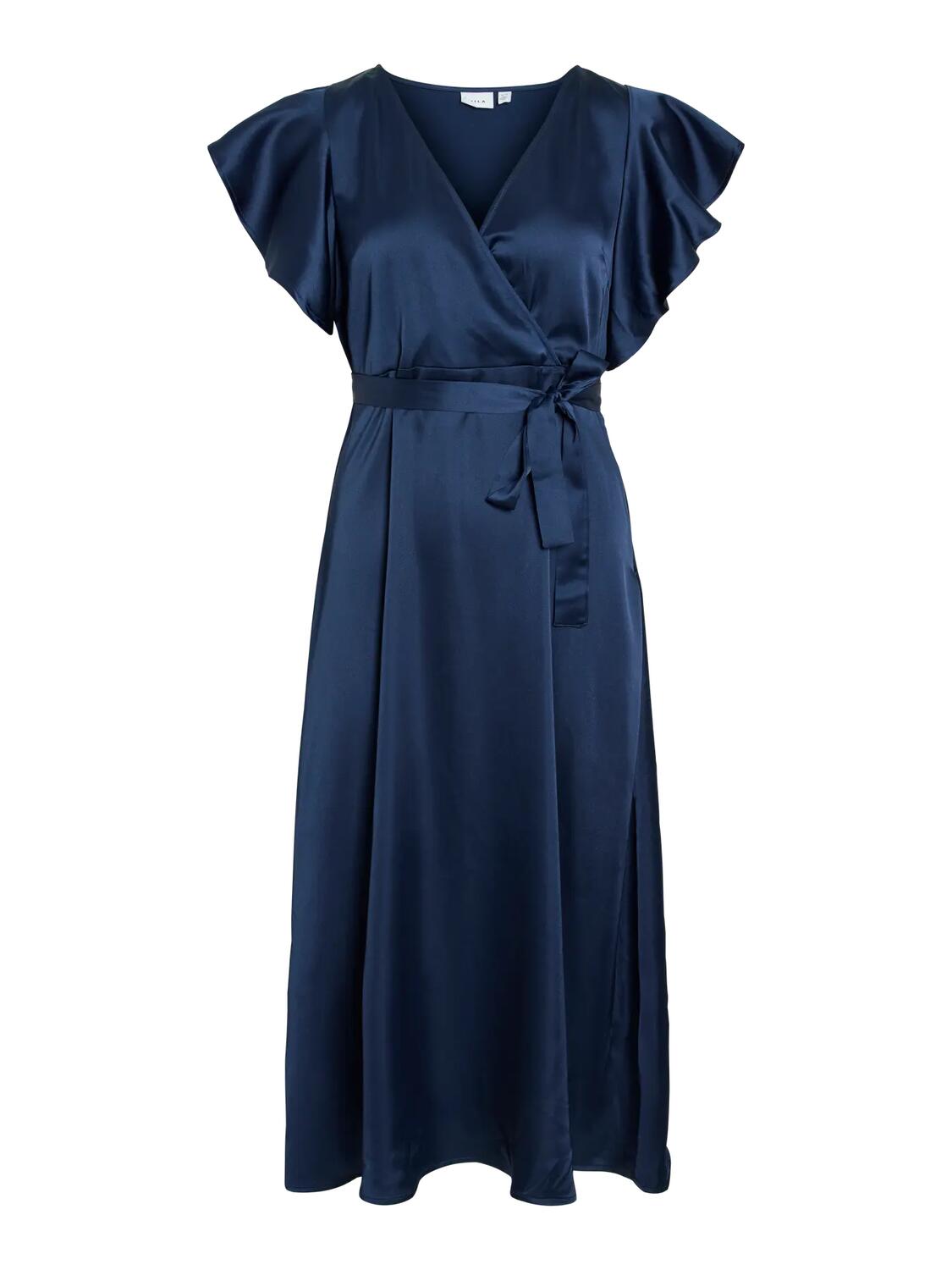 Viavelina midi kjole - Navy Blazer