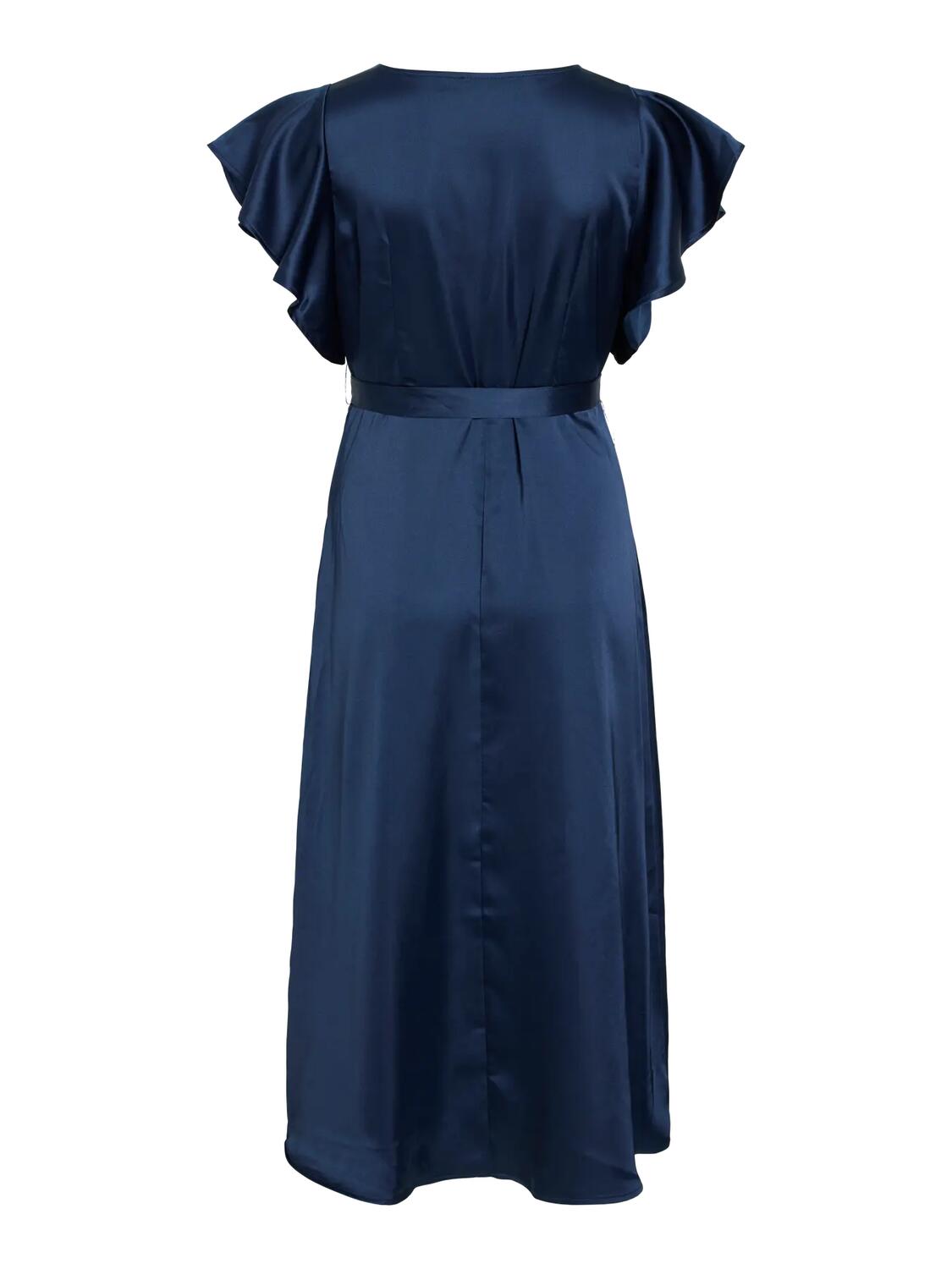 Viavelina midi kjole - Navy Blazer