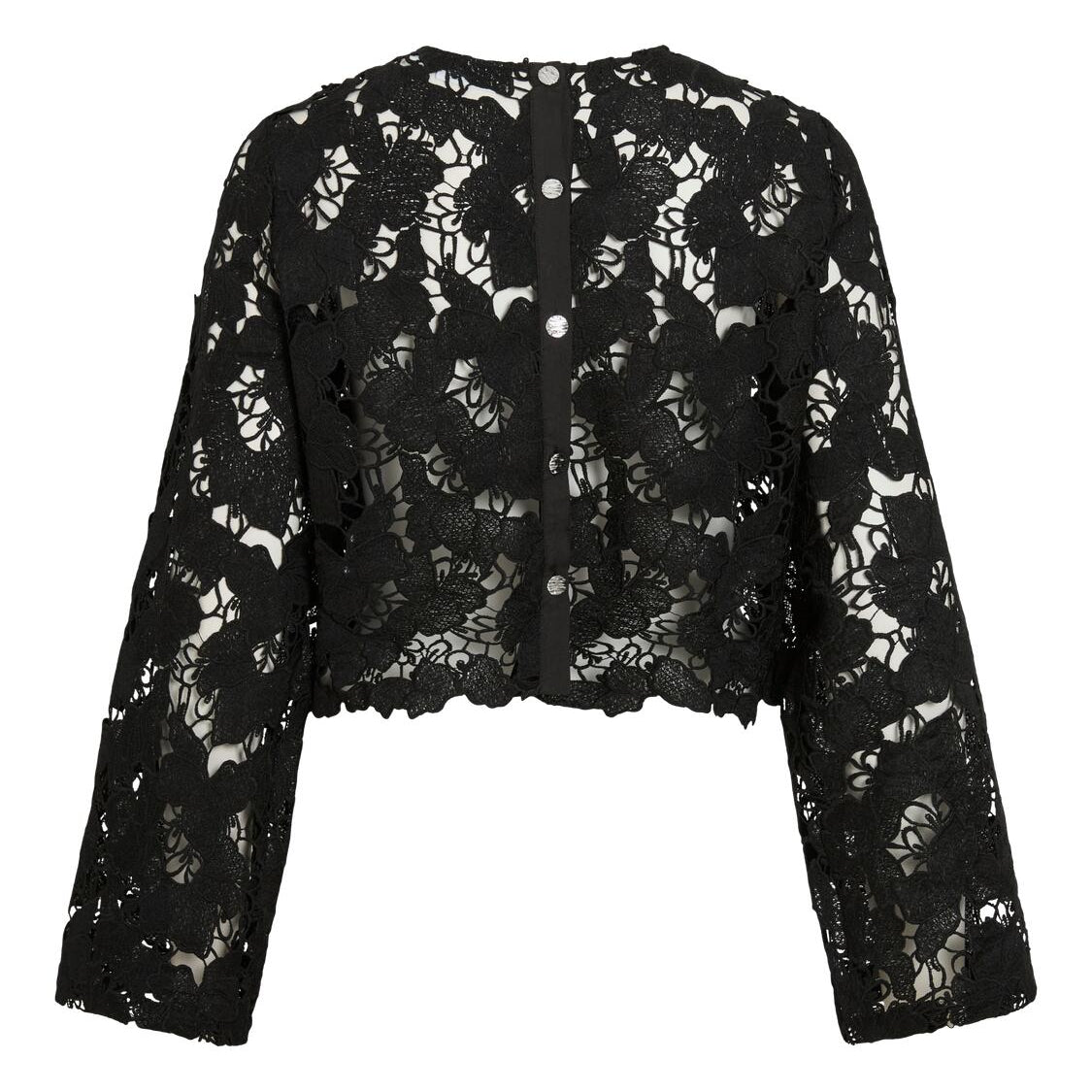 Vihylde blondebluse - sort