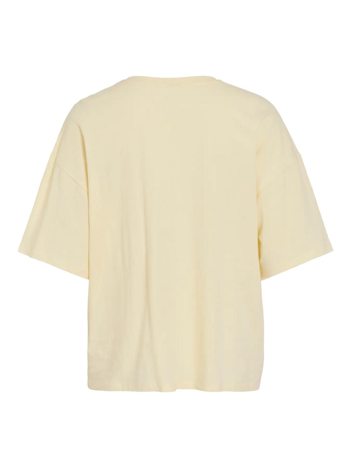 Vicolo t-shirt - Pale Yellow