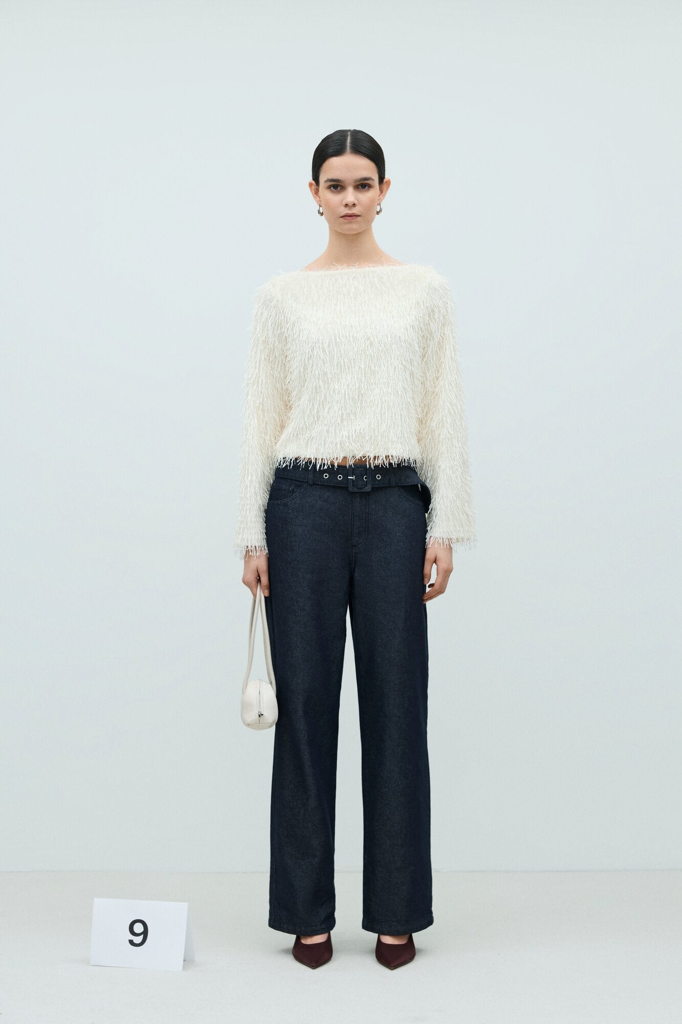 Vitoi L/S Boatneck bluse – Birch