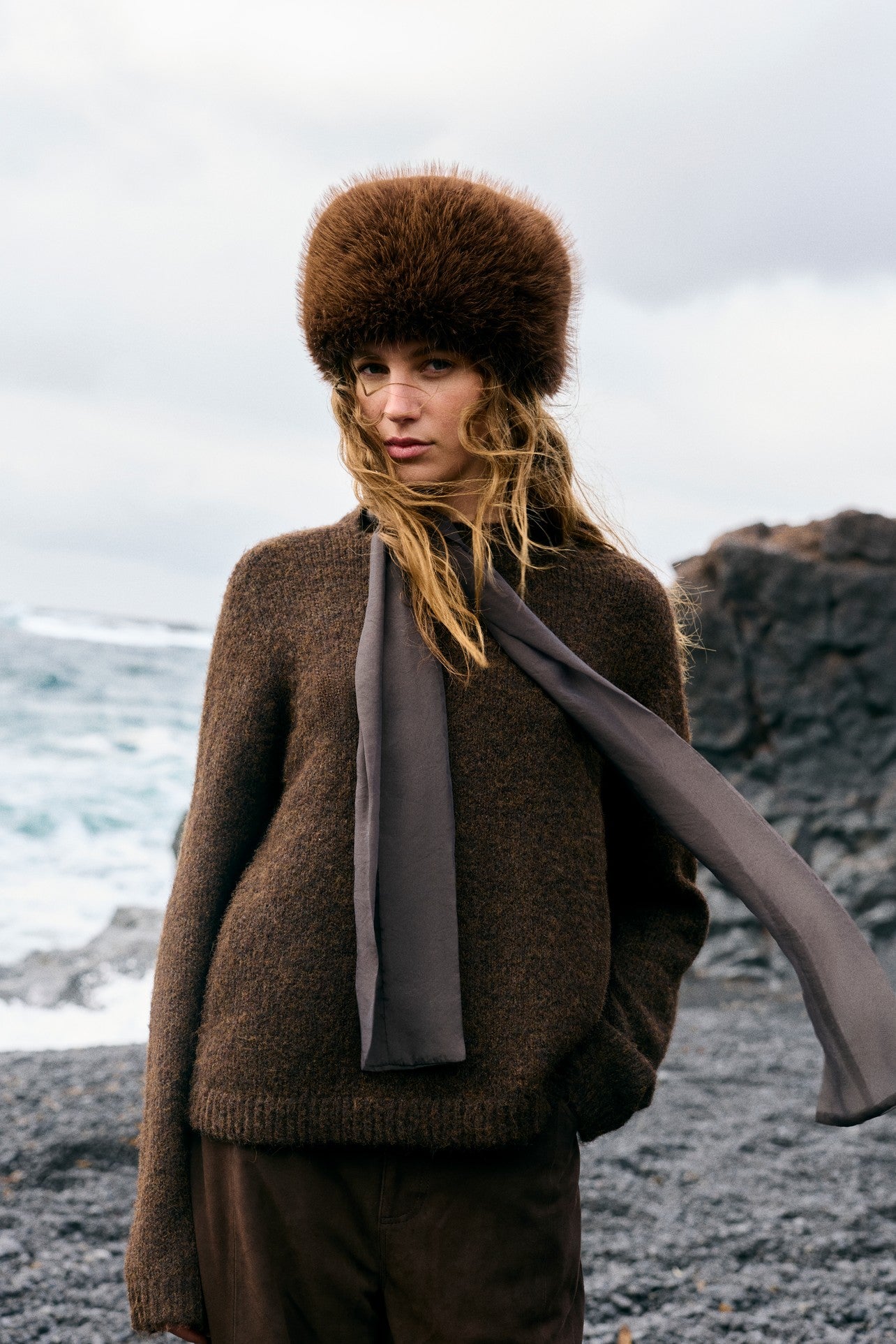 Vimolly Pillbox hat - Coffee Bean