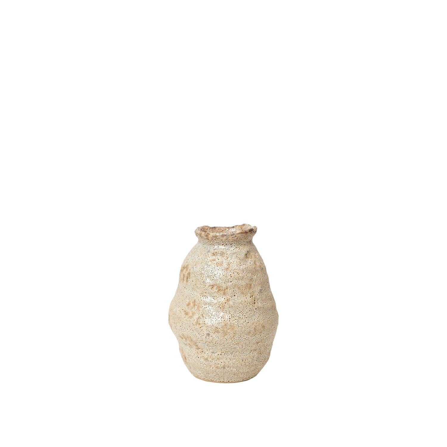 Alma Vase, H16 cm - Sand