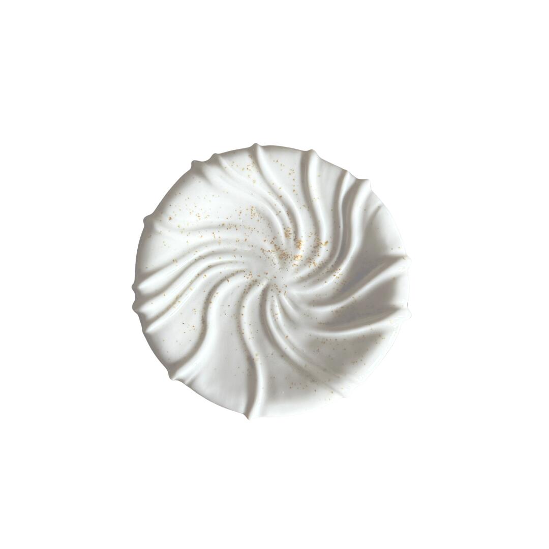 Tidevandstallerken, Ø17,5 cm - Spættet