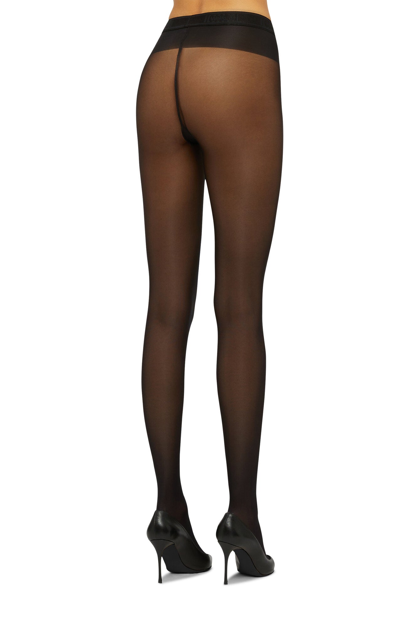 Neon 40 strømpebukser - sort