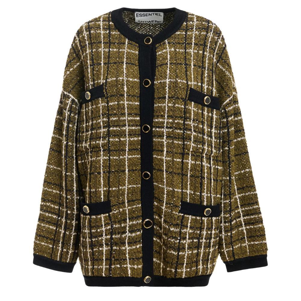 Kannel 4 Pockets cardigan – Combo1 Dusty Green K1da