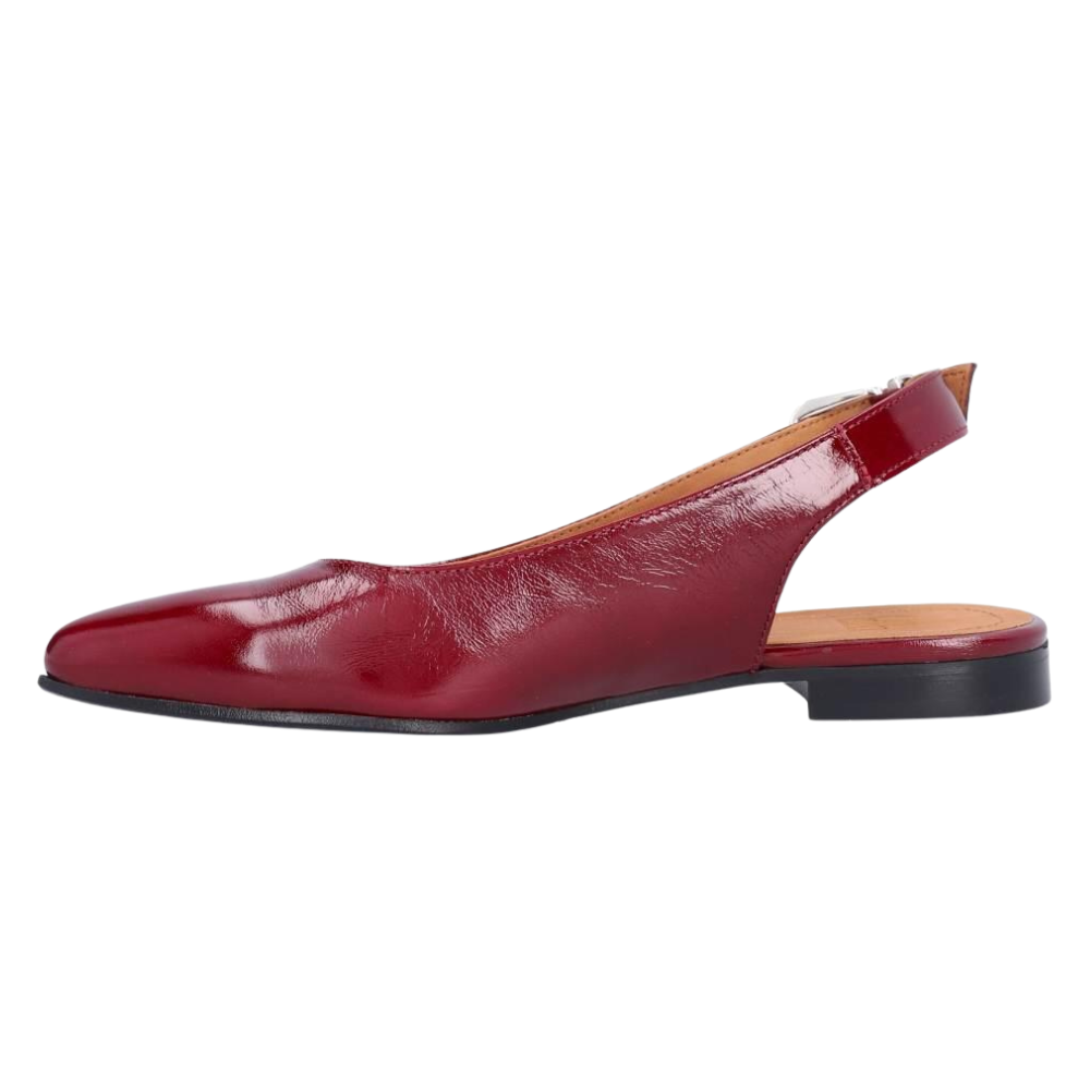 Sling back ballerinasko - Rubino naplack 268