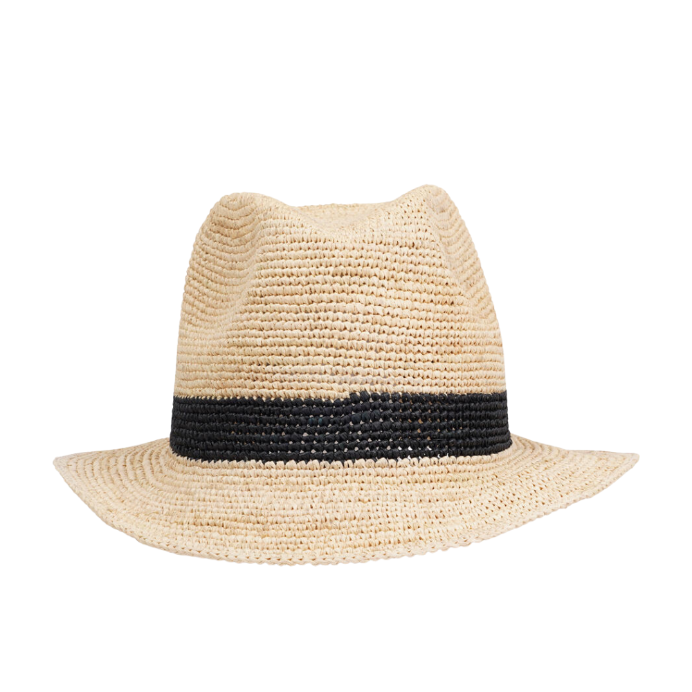 Viviani Raffia solhat - Black Stripe