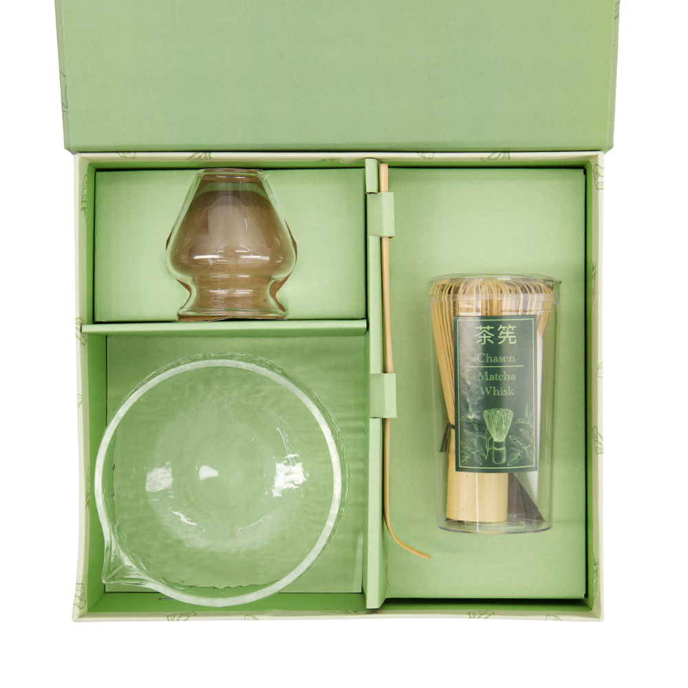Matcha Glass gavesæt - klar