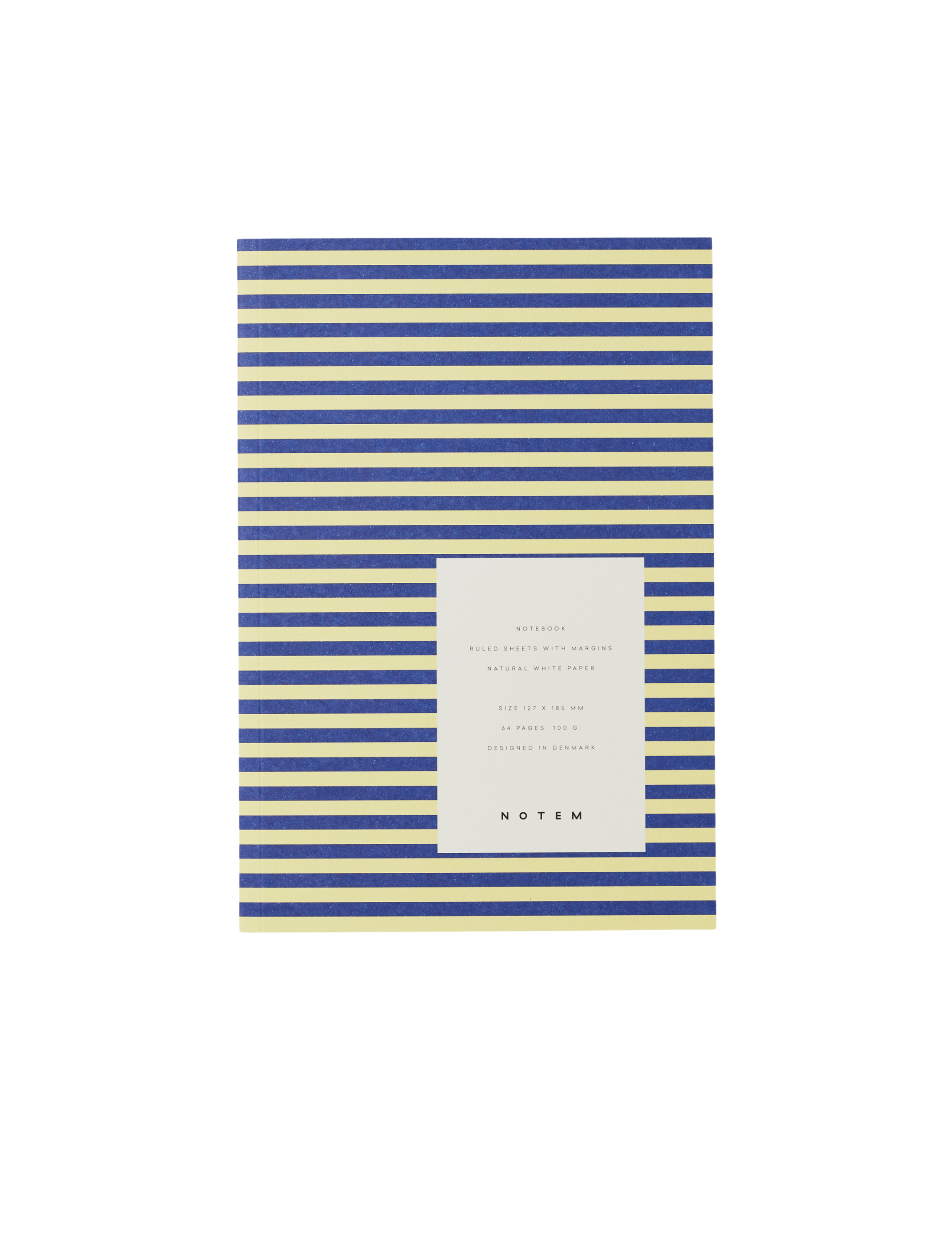 VITA notesbog, small - Blue & Yellow