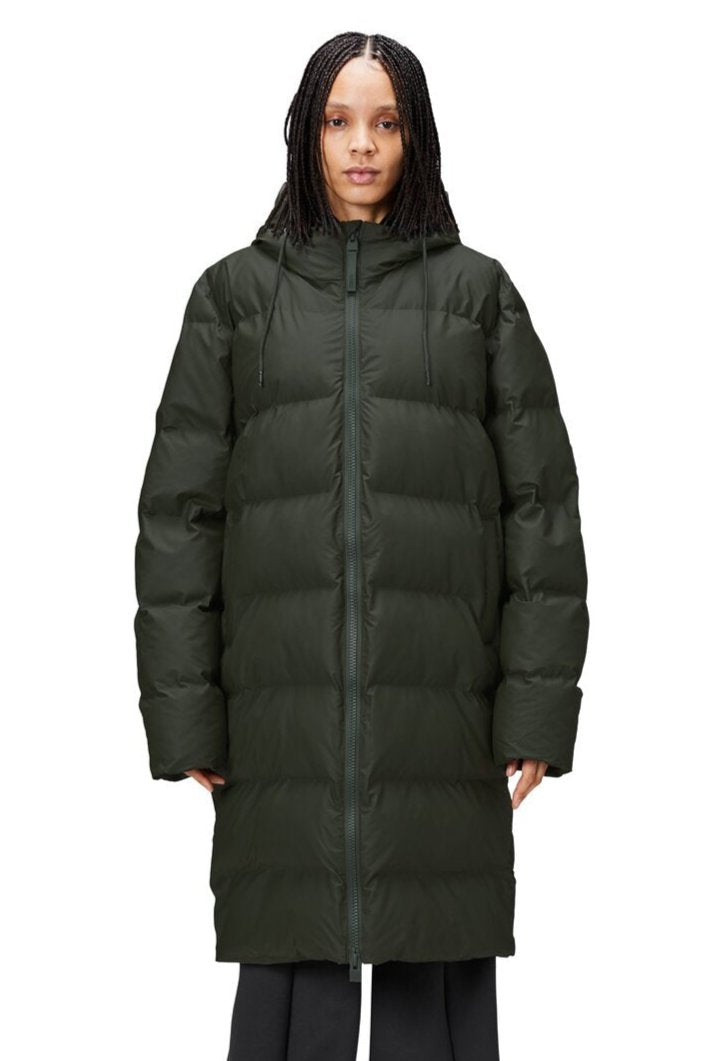 Alta Long jakke - grøn