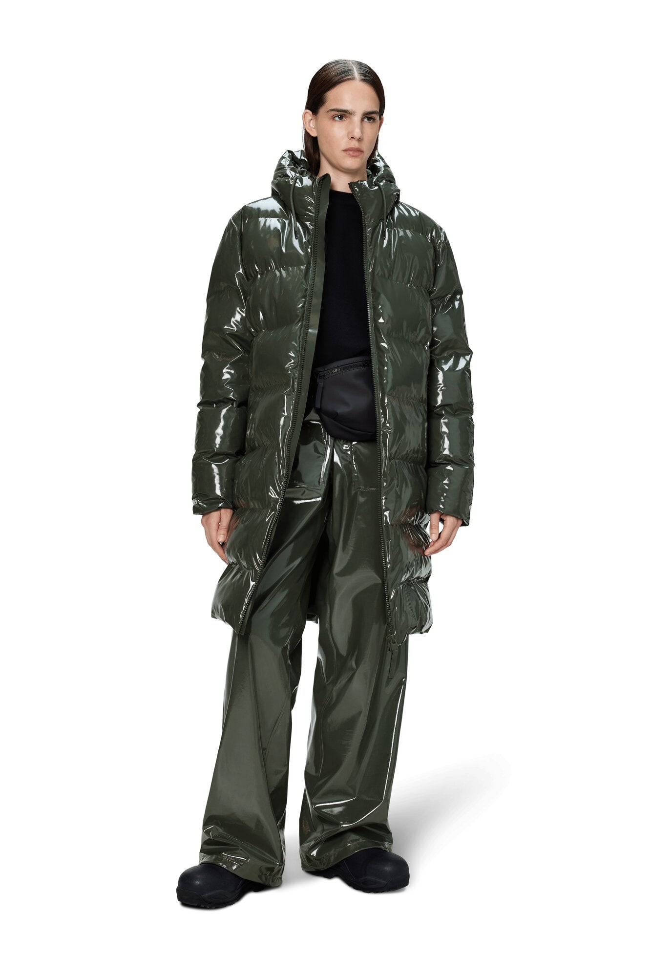 Alta Long jakke - Swamp